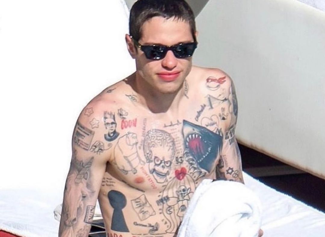 I Dont Logically Understand How Pete Davidson Is Going To Get ALL 100 Of  His Tattoos Removed  Barstool Sports