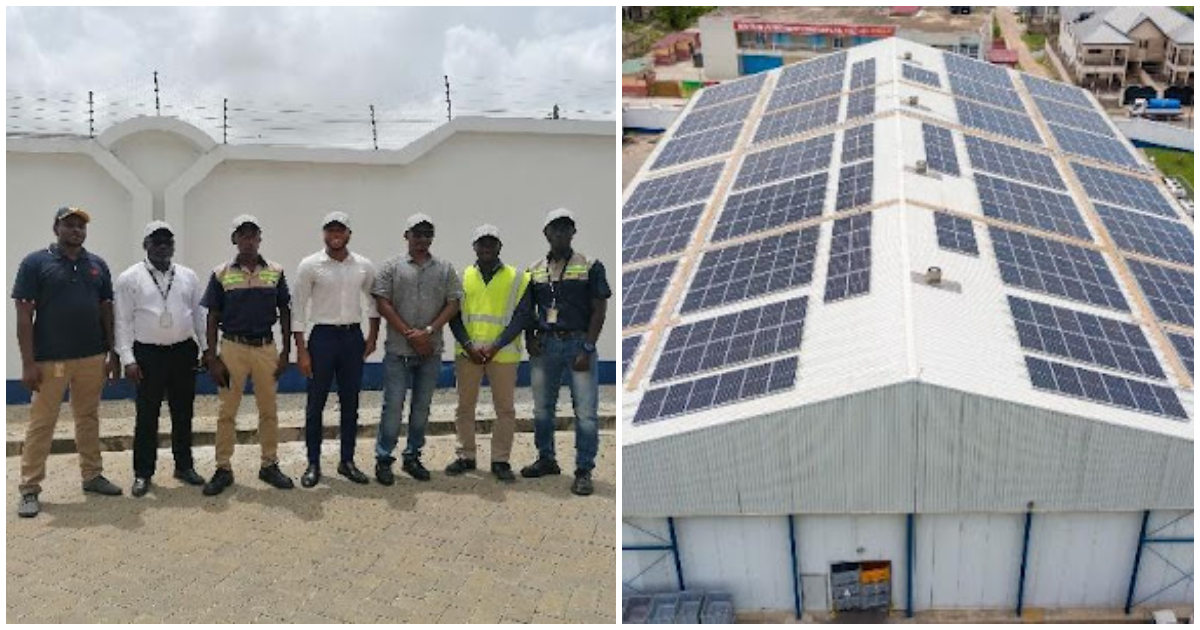 Mantrac Ghana unveils solar power installation at Fanmilk Kasoa depot
