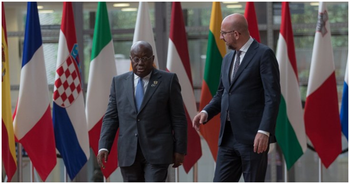 Akufo-Addo at the Brussels forum.