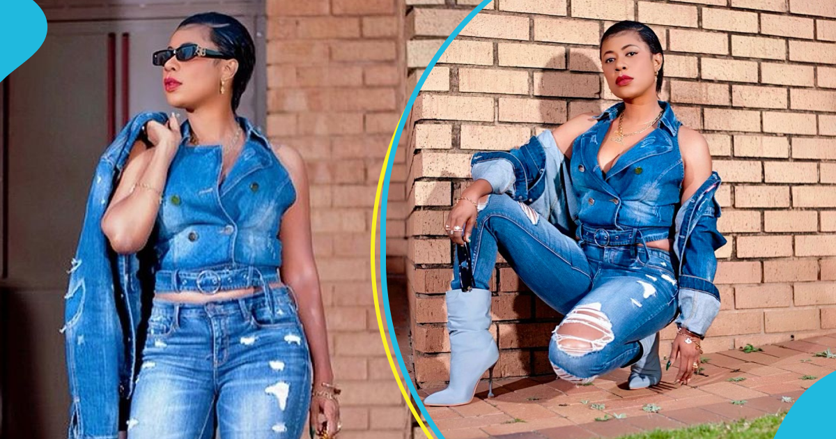 Selly Galley slaying in jeans