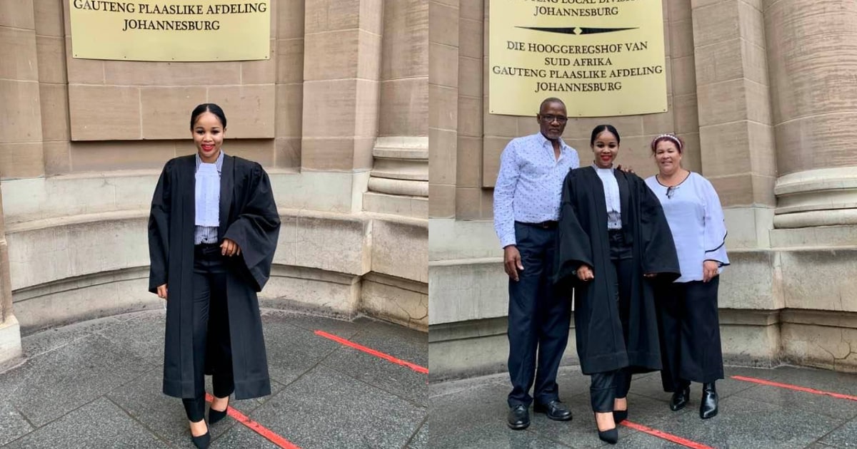 Humbled lady celebrates being admitted as Attorney of High Court