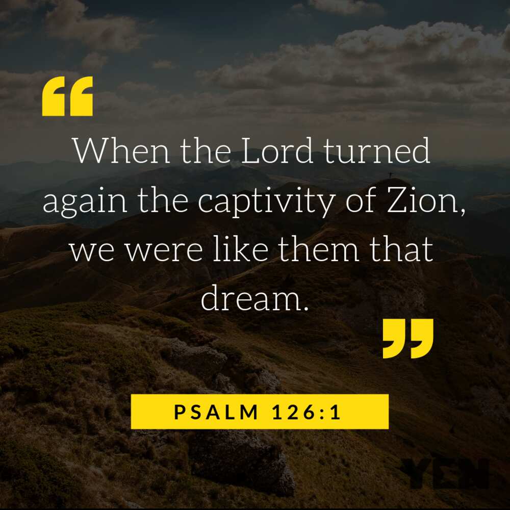 When the Lord turned the captivity of Zion - sermon, song, lyrics and meaning