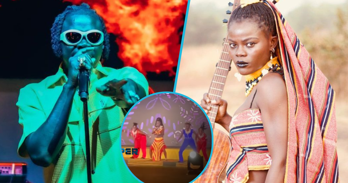 Stonebwoy and Wiyaala perform at 2023 African Games closing ceremony.