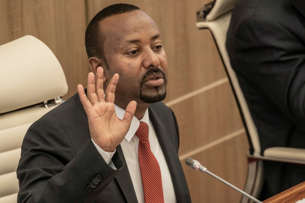 Ethiopian Prime Minister Abiy Ahmed took questions from lawmakers on a range of issues