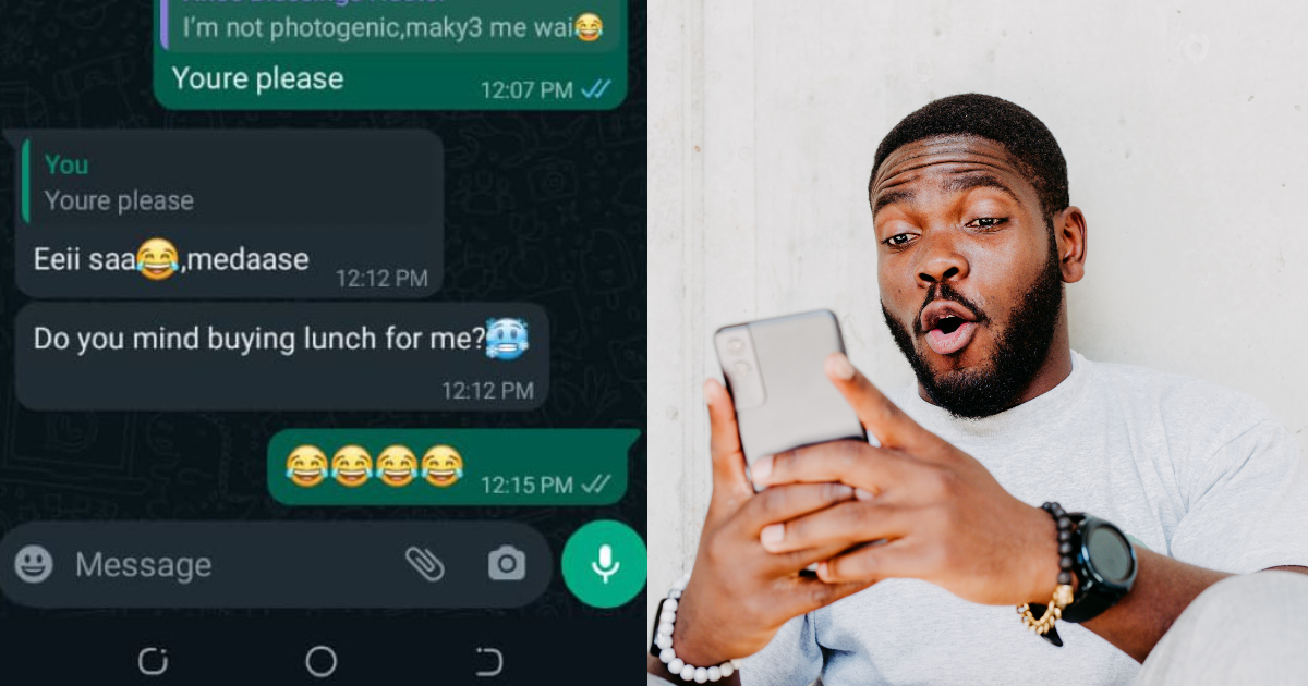 Ghanaian lady asks guy to by food for her on second date