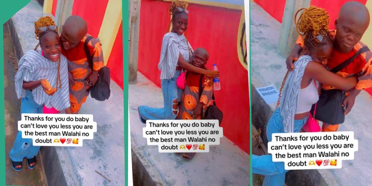 Lady gushes as she proudly displays her small-sized boyfriend online