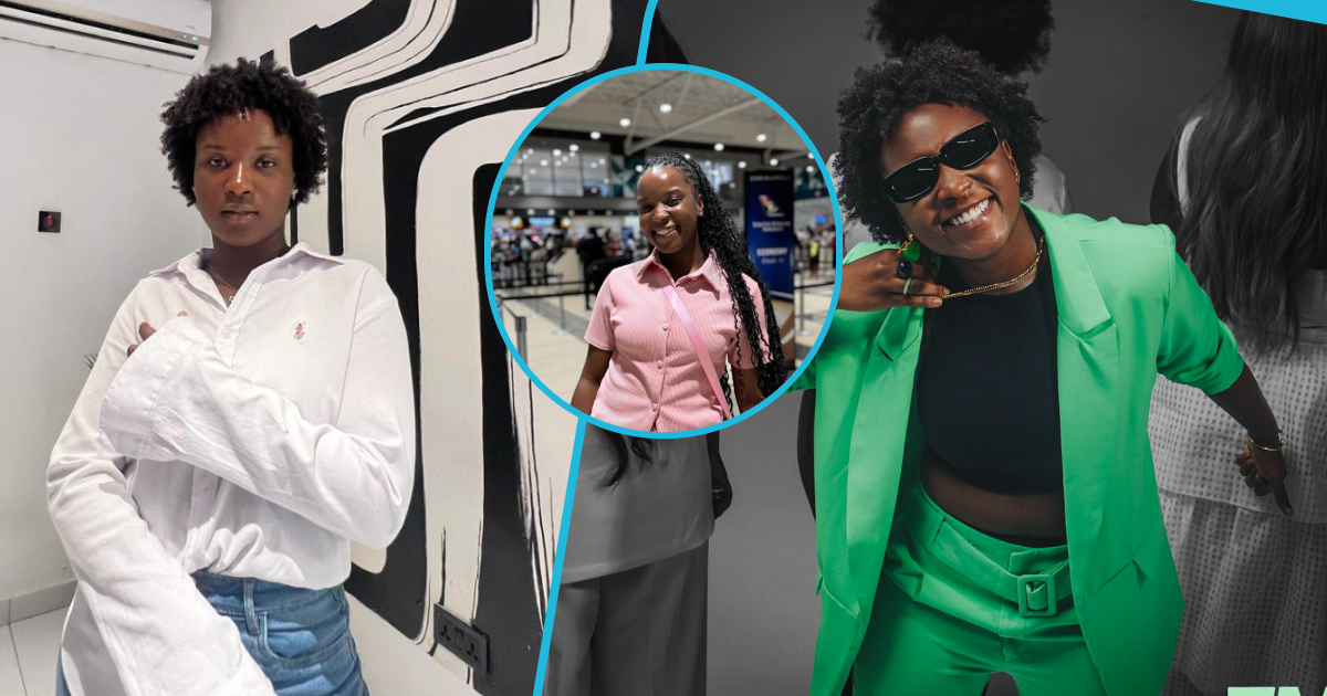 Ghanaian dancer Afronita beams with smiles as she slays in a stylish as she travels to Tanzania