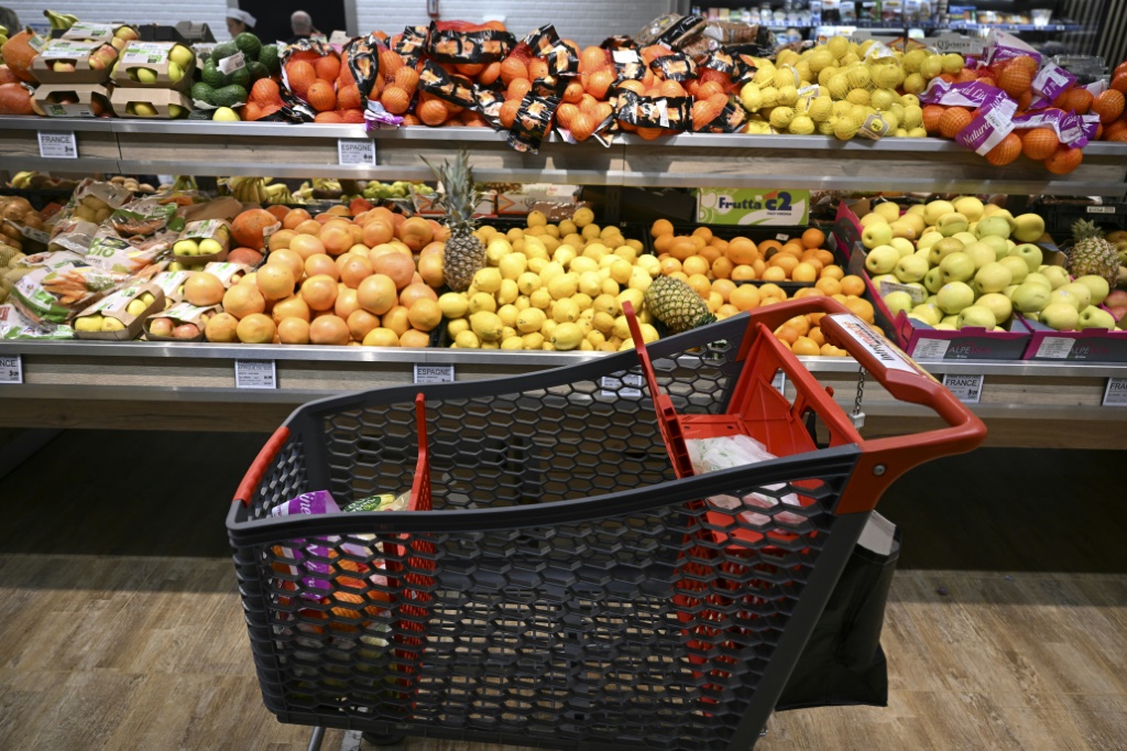 Food inflation is running at 14.5 percent in France