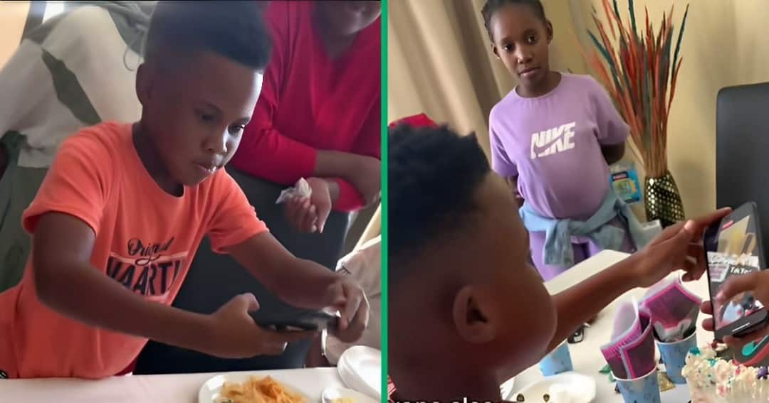 A TikTok video shows a birthday boy keeping his guests waiting for cake.
