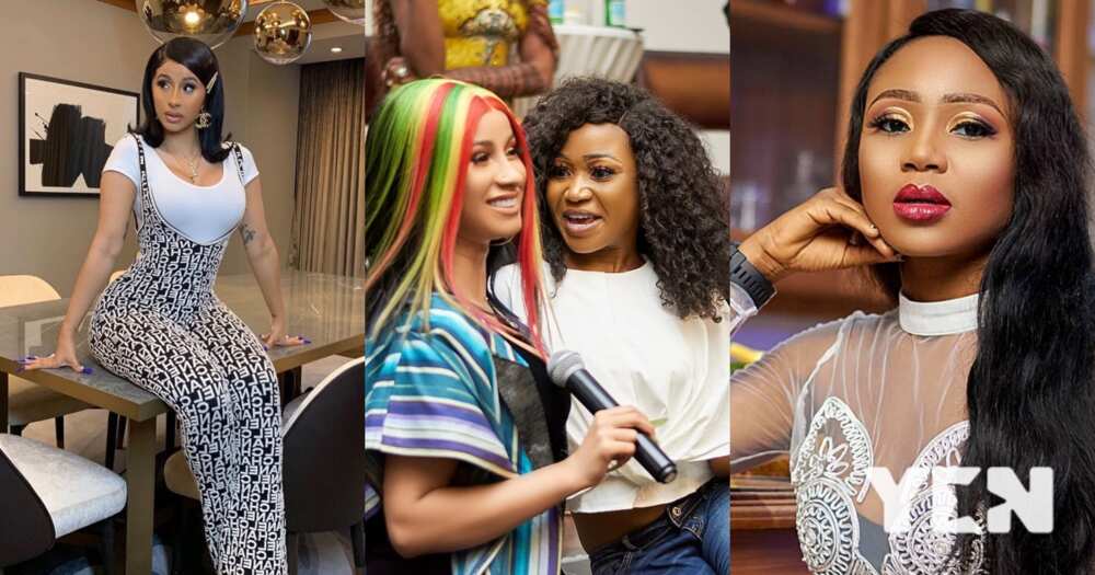Cardi B shows respect to Akuapem Poloo; views all her 12 IG stories