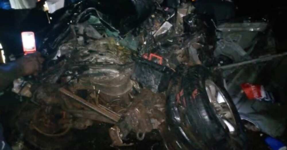 30 passengers burnt to death in accident at Akomadan