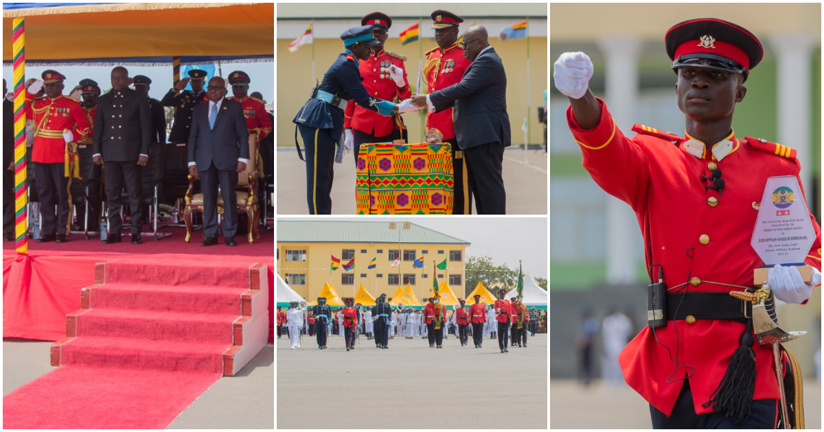 Akufo-Addo attends Military Academy Graduation parade