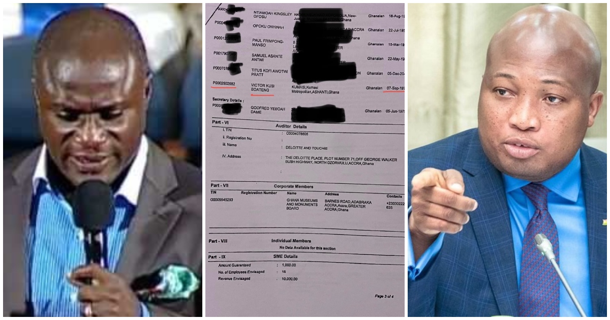 Ablakwa has published documents to prove that Rev Kusi-Boateng has two different TINs, one under the name of Adu Gyamfi.