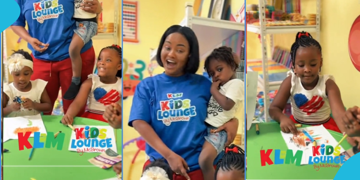 Baby Maxin bonds with other kids at her mum's daycare in cute video
