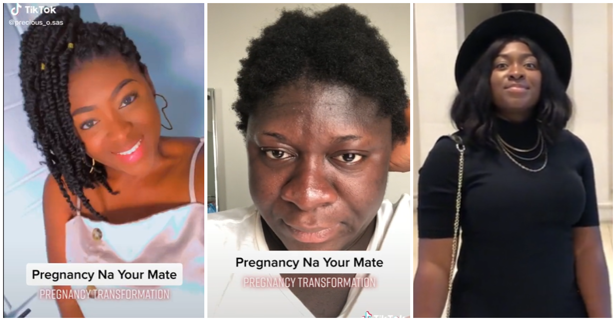 Lady's complete change during pregnancy sparks reactions