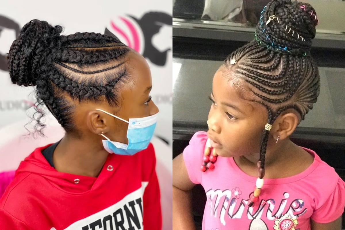 Stunning Braids and Buns Hairstyles for Black Girls