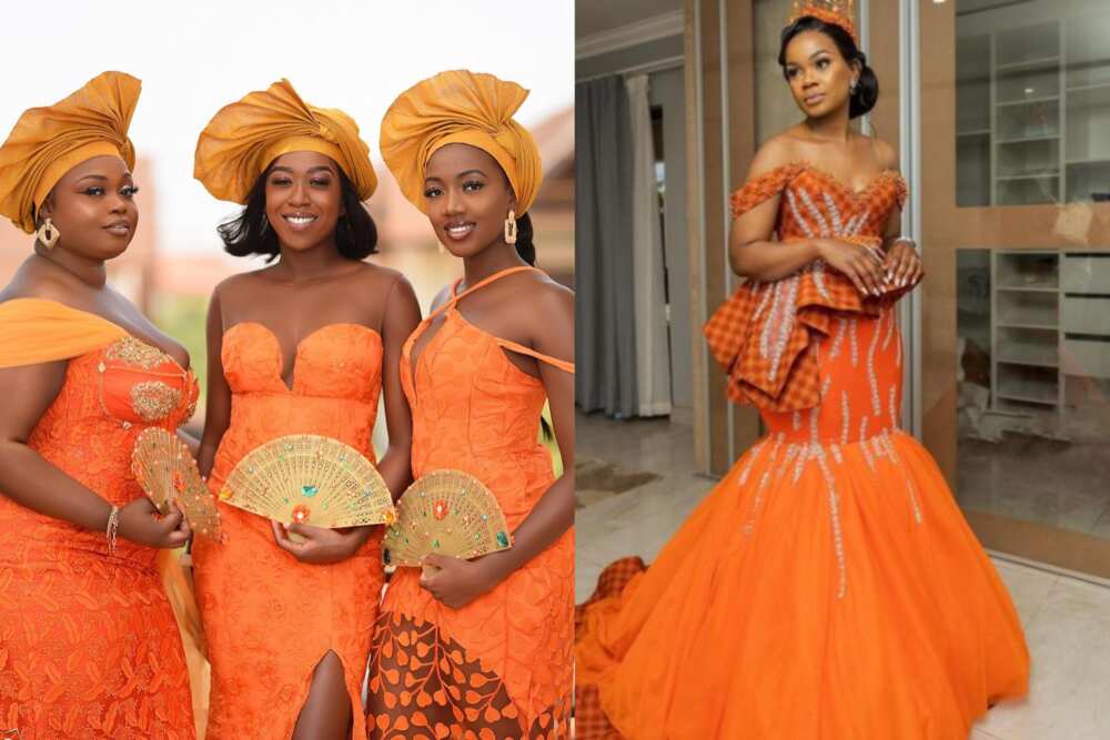 lace dress styles for wedding in Ghana