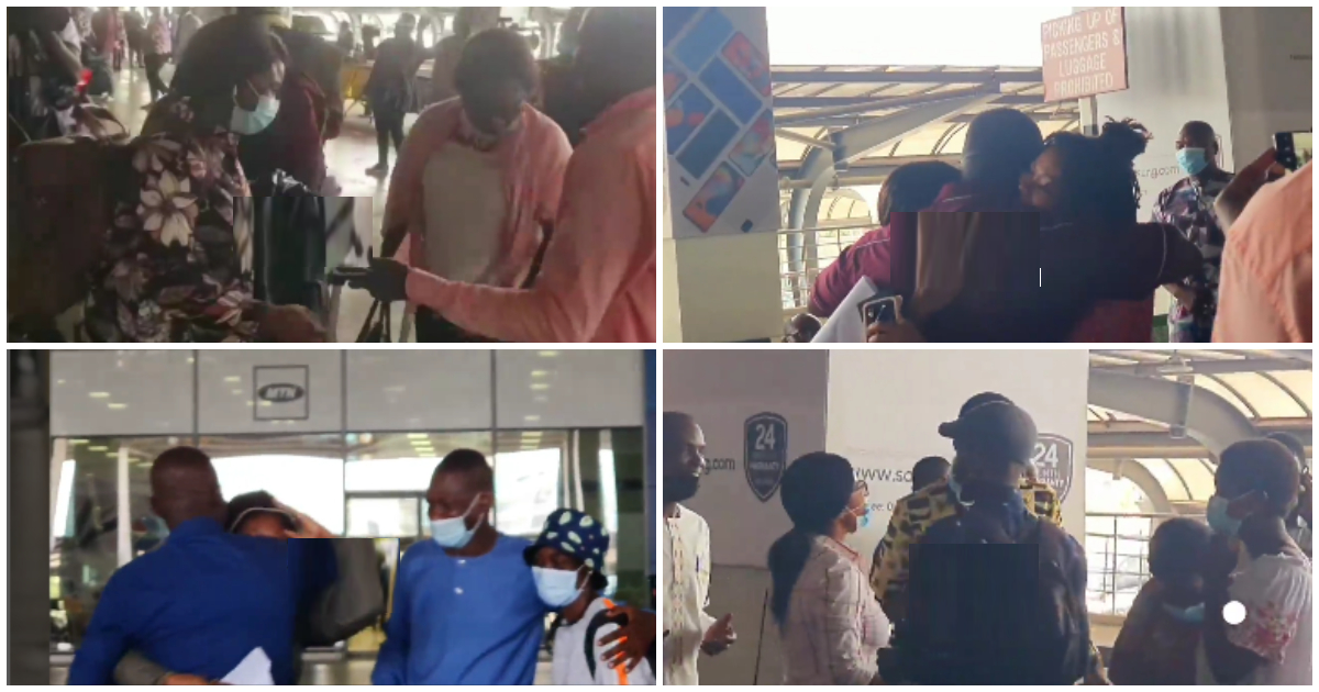 First Batch Of Ghanaian Students Arrive Safely From Ukraine (Videos)