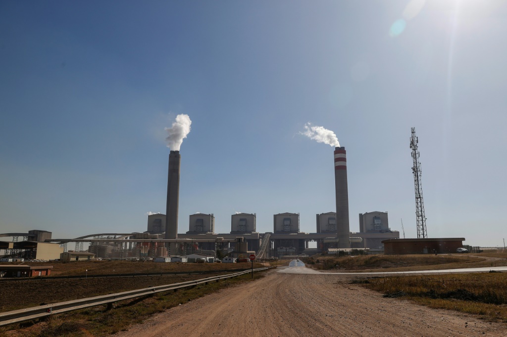 The Kusile power station in South Africa, seen in June 2022