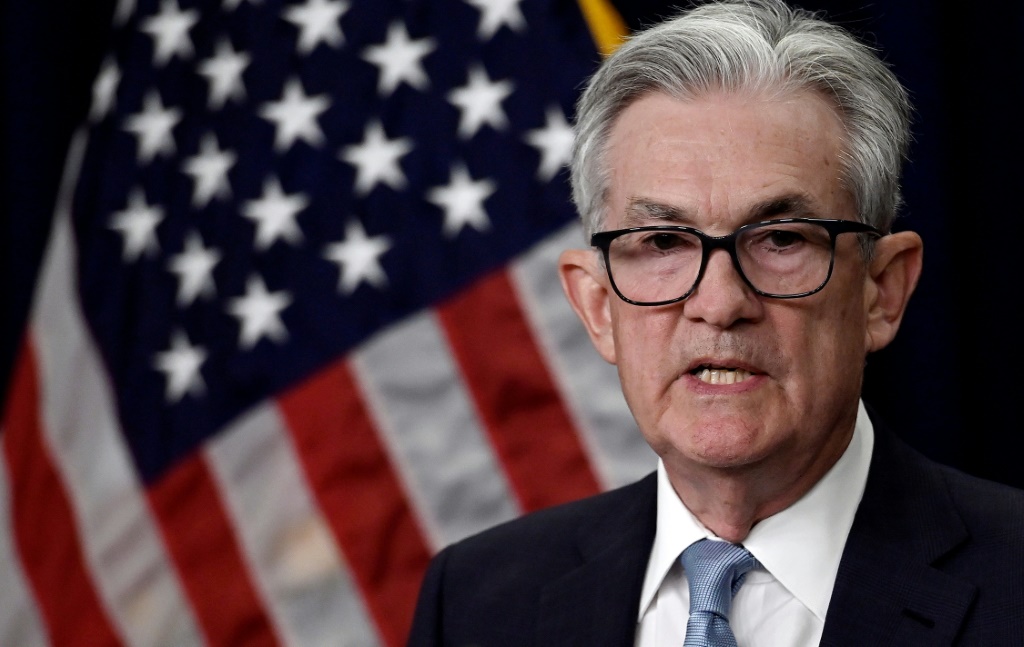 US Federal Reserve Chair Jerome Powell said the American economy is 'very strong' and well positioned to withstand higher interest rates