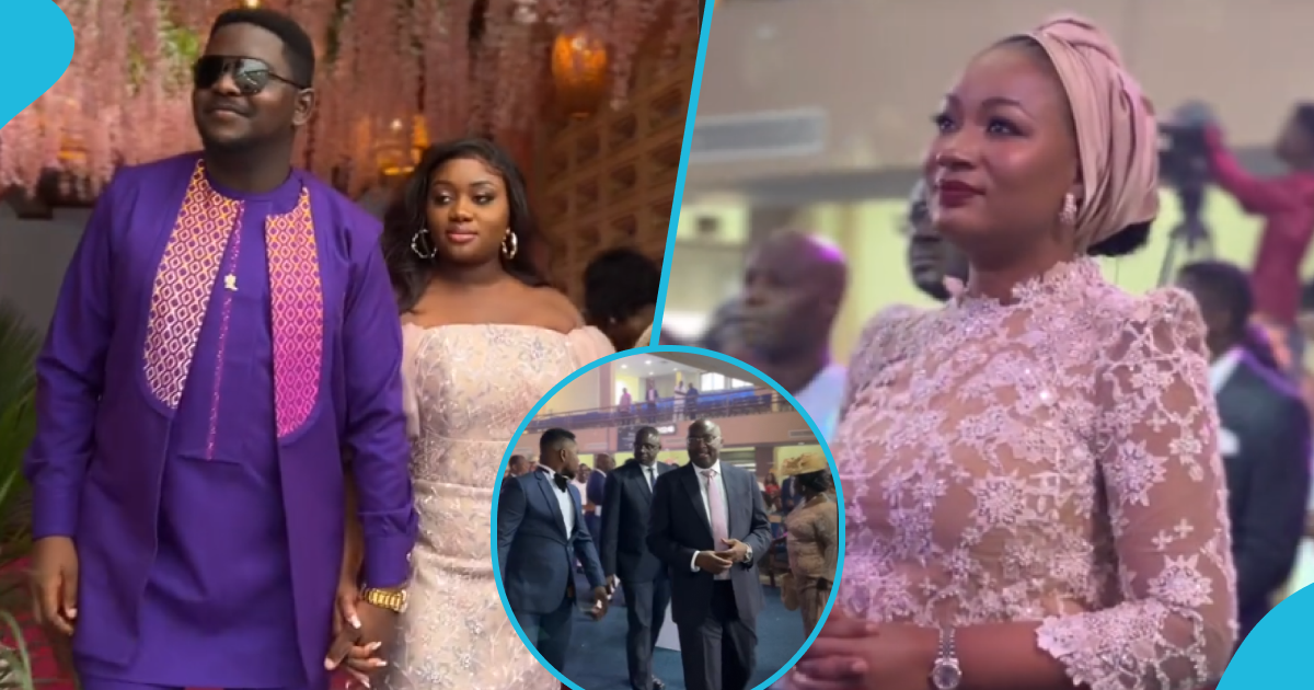Eugene and Davina's wedding: Bawumia, Samira, and other NPP leaders storm lavish ceremony of couple