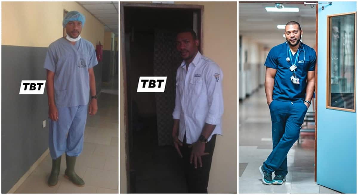 Photos of Nigerian medical doctor who has found a better life.