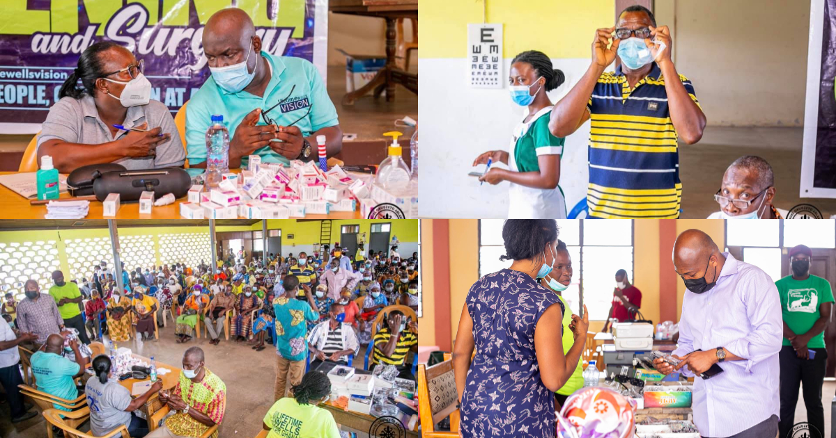Okudzeto Ablakwa organises free eye screening in his constituency; assists affected