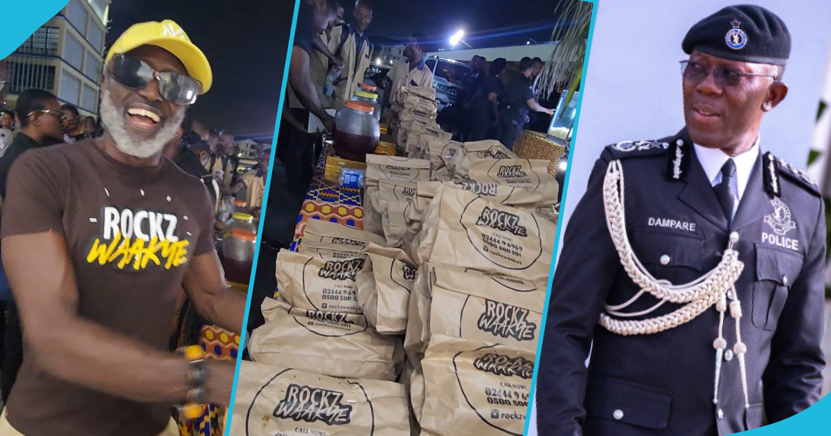 IGP Dampare ordered 200 packs of Reggie Rockstone's Rockz Waakye, adorable video of his reaction melts hearts