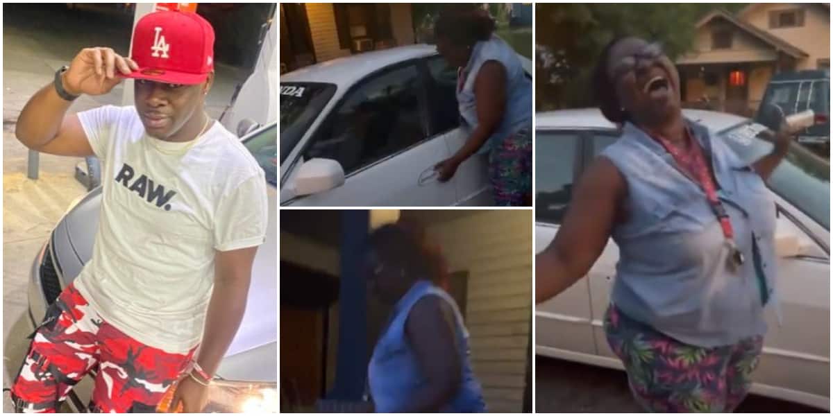 Sweet Moment Mum Screamed for Joy as Son Surprises Her Early in the Morning with a Car Goes Viral