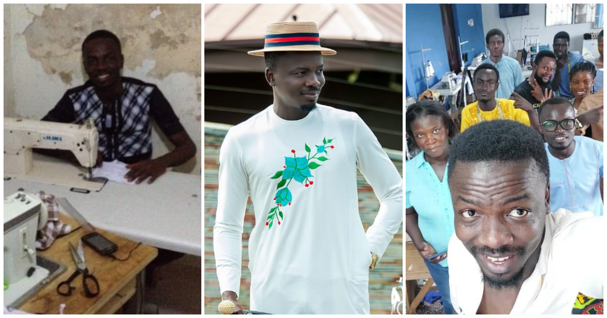 Photos of Nana Owusu Dankwa & workers at Okrakyi Trends