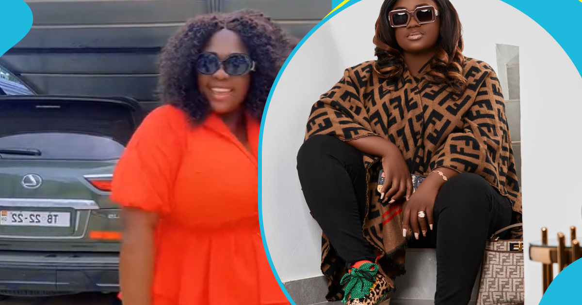 Tracey Boakye dances in her huge compound, flaunts luxury cars in video, peeps react: "I double tap"