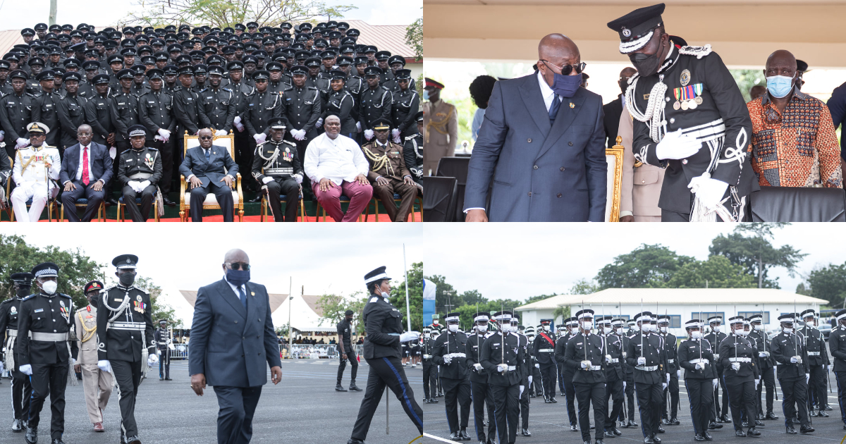 Akufo-Addo attends 50th graduation of Police Cadet Officers