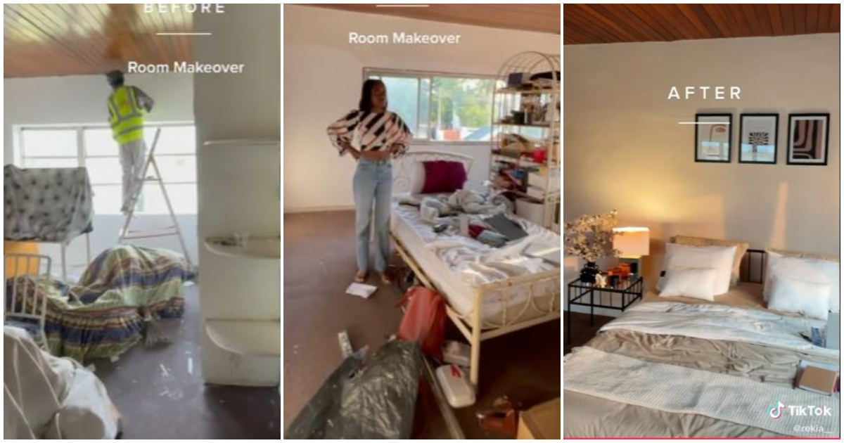 A Lady Shared How She Redecorated Her Room Because She Got Bored: 