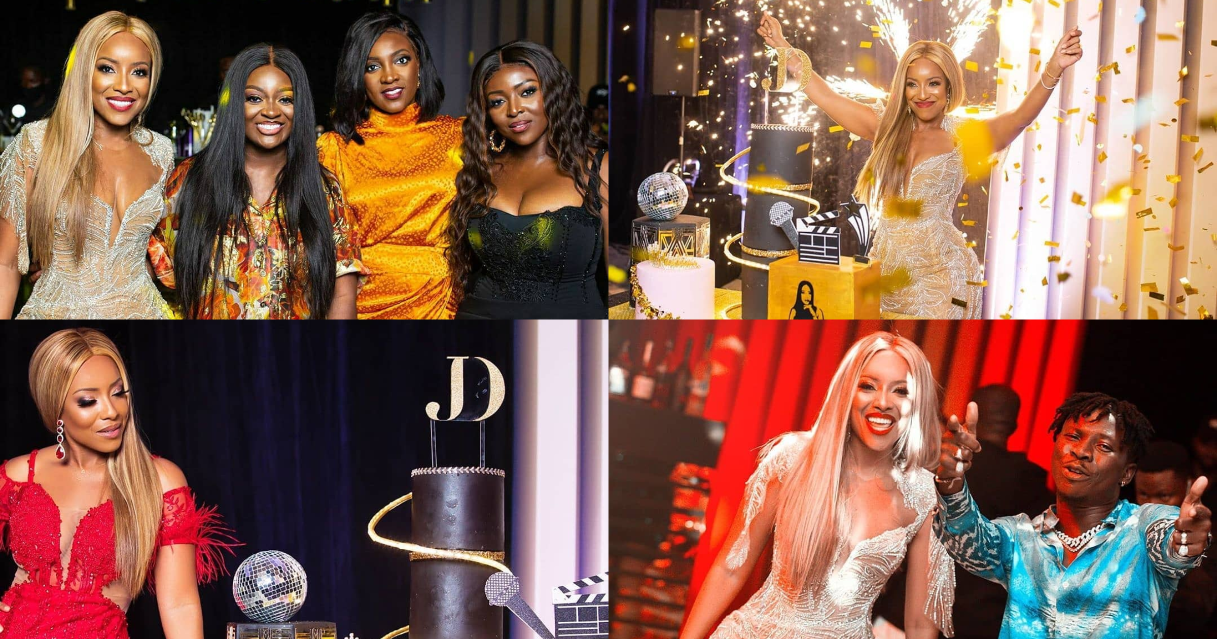 10 beautiful photos drop as Jackie Appiah, Stonebwoy, Yvonne Okoro, Sarkodie attend Joselyn Dumas' 40th birthday party