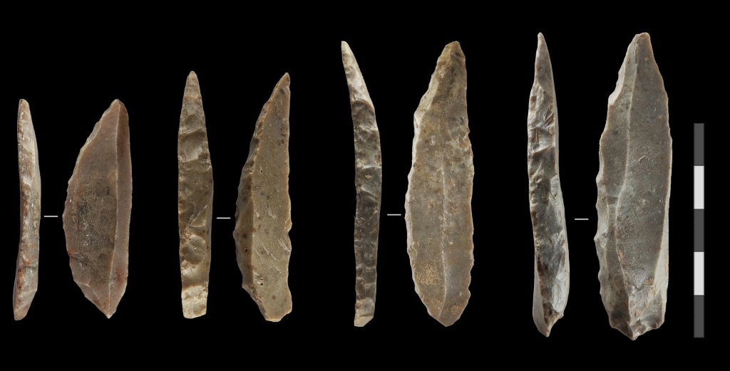Distinctive stone knives believed to have been made by some of the last Neanderthals in France and northern Spain