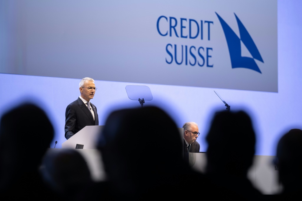Credit Suisse chairman Axel Lehmann told shareholders that the bank could not be saved