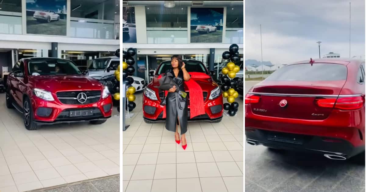 A woman bought a Mercedes SUV for her 40th birthday