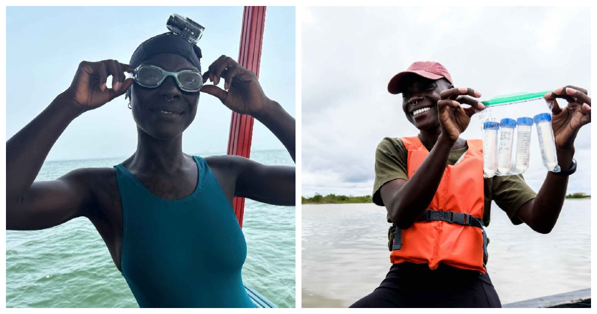 Ghanaian-British Yvette Tetteh becomes the first person to swim across Volta River