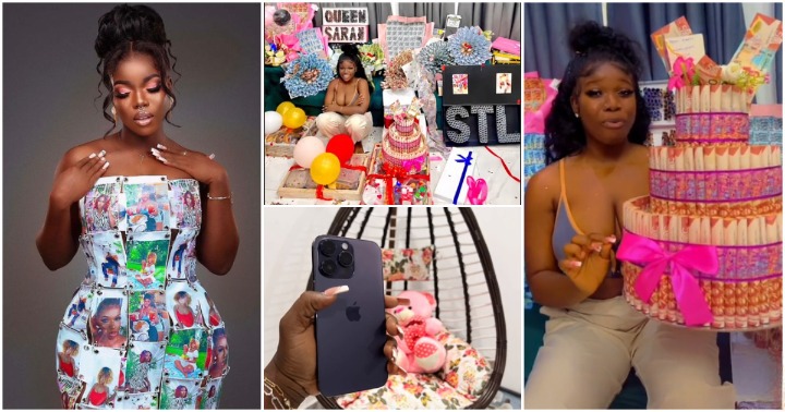 Social media influencer shows off expensive gifts she received on her birthday.