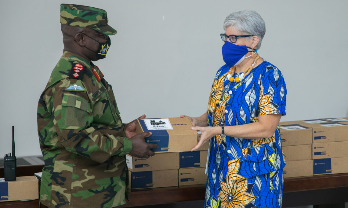 Ghana Army gets $300K free Motorola Phones from America