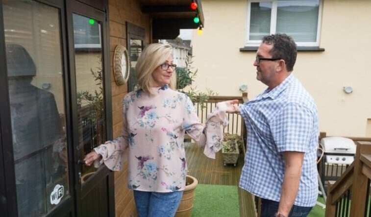 Woman builds bar in their garden to stop husband from drinking outside