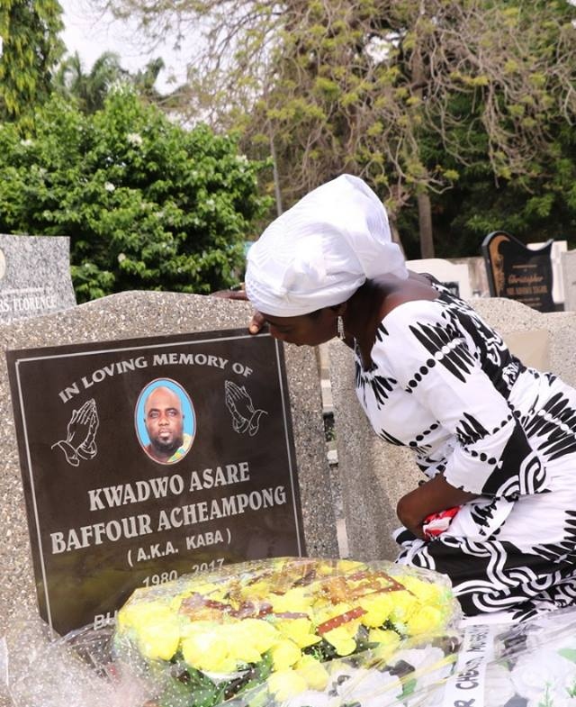 KABA's family visit his grave after one year of burial