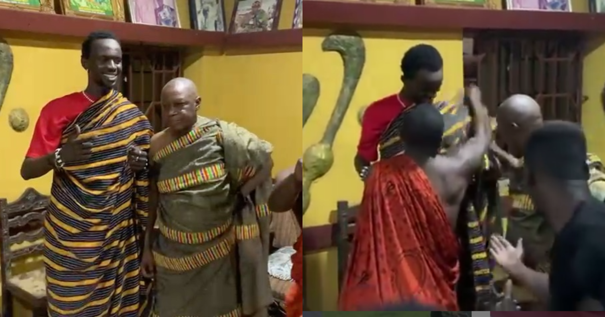 Black Sherif: Rapper HonouredBy Goasohene As He Visits Chief's Palace; Video Drops