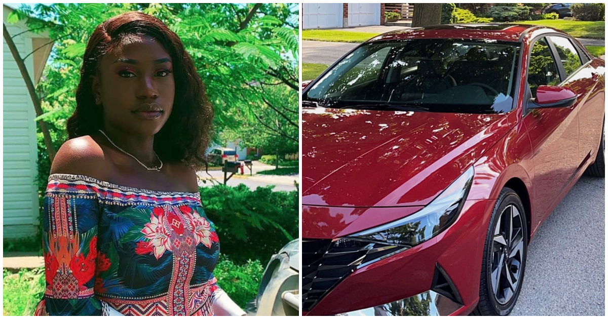 21-year-old Ghanaian lady buys first car after moving to Canada