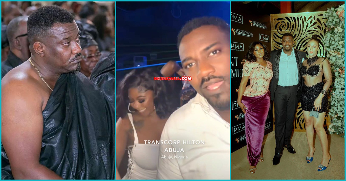 Dumelo spotted clubbing with Salma Mumin, others in Abuja hotel weeks after mum’s death, fans bash him