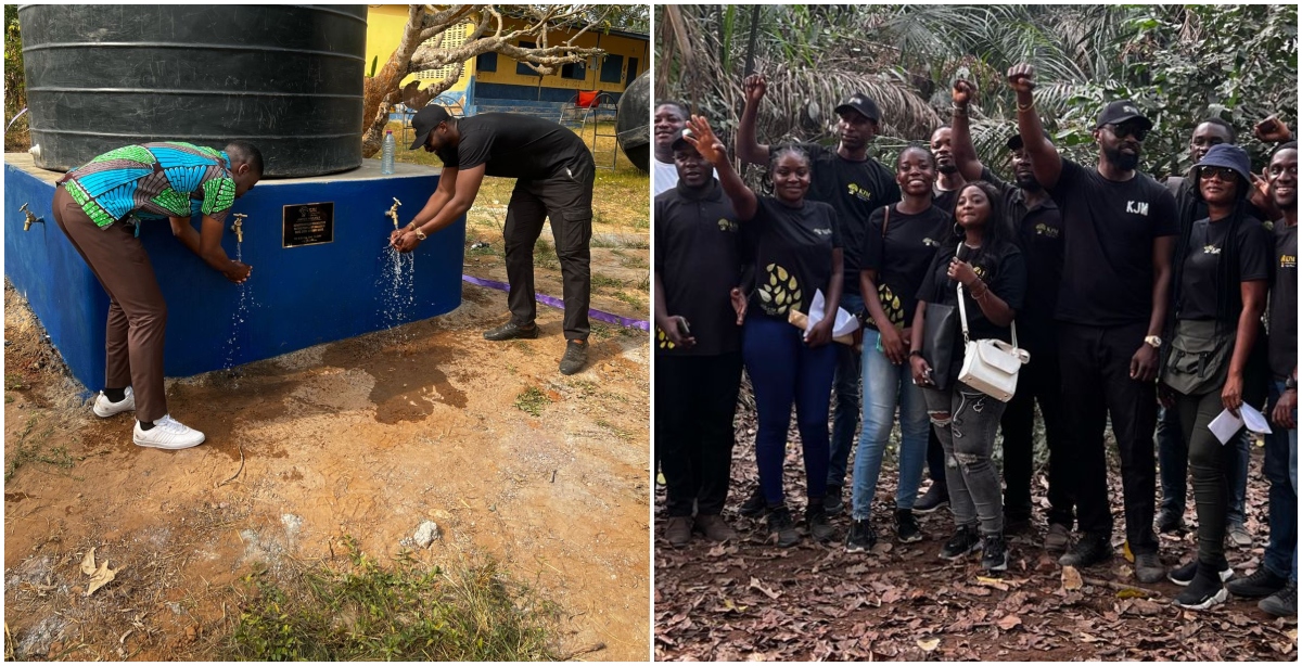 Ghanaian man commissions borehole water for Eastern Region village with 1,000 people