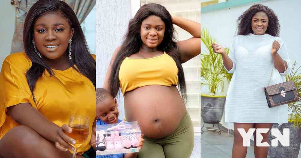 Tracey Boakye: Kumawood actress speaks for the first time after welcoming baby girl (Video)