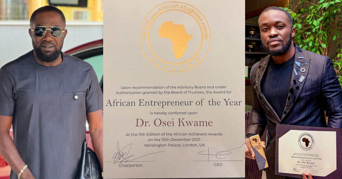Despite Wins African Entrepreneur Of The Year At African Achievers Awards