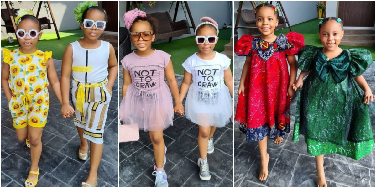 We like 'denge posing' - Little twin models who are taking social media by storm with their style declare as their mum speaks