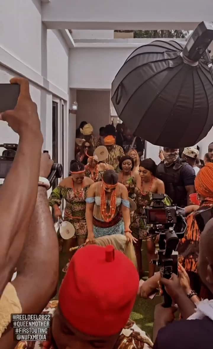 Moments Rita Dominic & Hubby Make Entrance With Lovely Dance Steps at Their Traditional Wedding in Imo